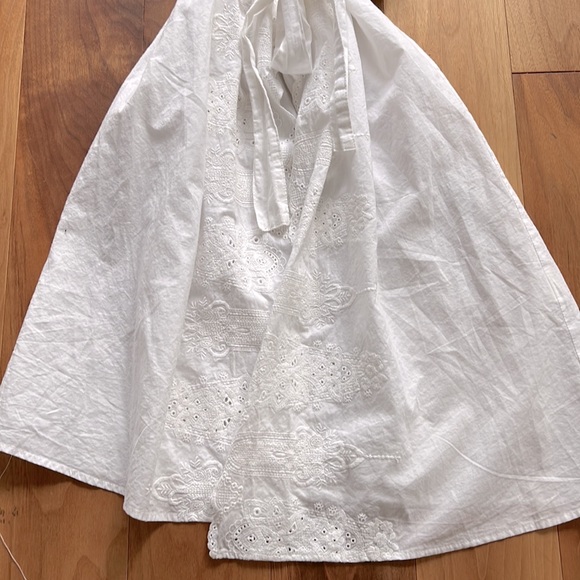 Mizuiro-ind Japanese Boutique Designer Eyelet Wrap Dress - Picture 7 of 9